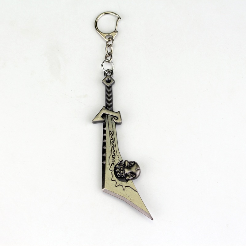 Warglaive Azzinoth Pendant Key Chains World Warcraft Illidan Stormrage Keychains Wow Game Cosplay Chaveiro