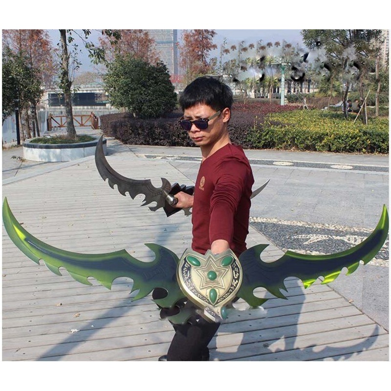 World Warcraft Frostmourne Illidan Ainosinus War Blade Edged All Metal Sword Cosplay