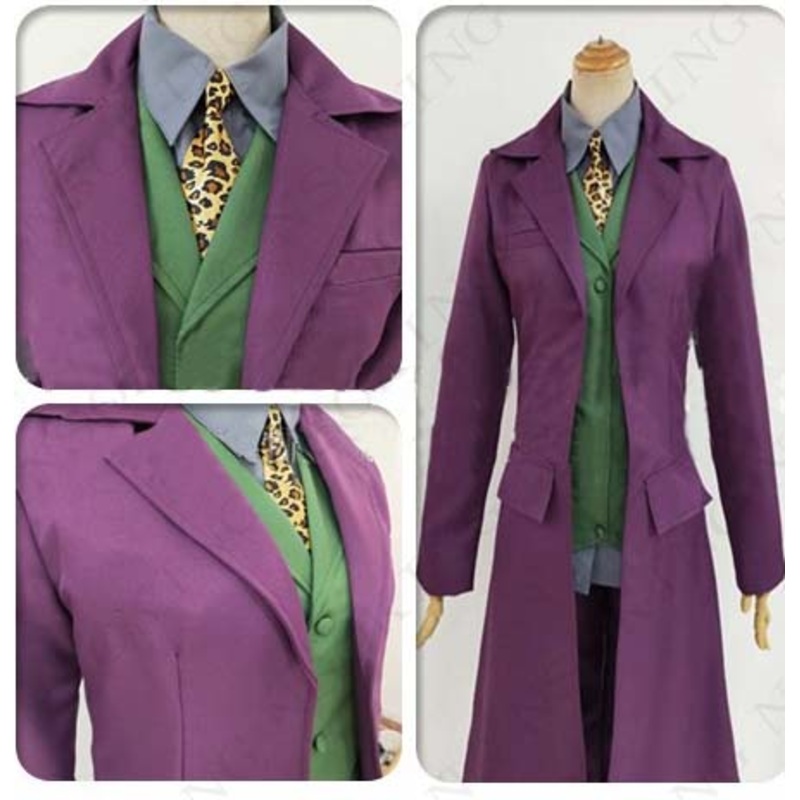 Batman The Dark Knight Rises Joker Cosplay Costume