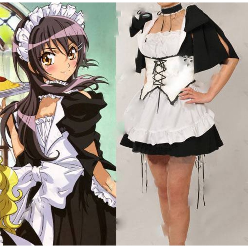 Anime Kaichou Wa Maid-sama Maid Outfit Uniform Ayuzawa Misaki Cosplay Costume Women Custom Made