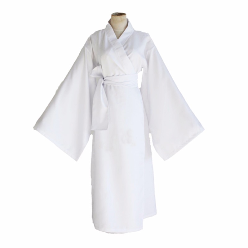 Anime Noragami Yukine Cosplay Costume White Kimono Yukata Robe Belt