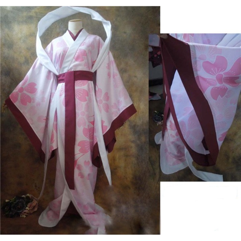 Anime Kamisama Kiss Nanami Momozono Party Cosplay Costume Fairy Pink Kimono