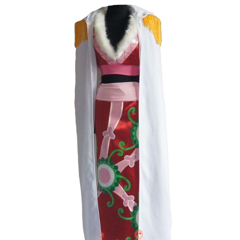 Anime One Piece Cosplay Costume Boa Hancock Hankokku Empress Dress
