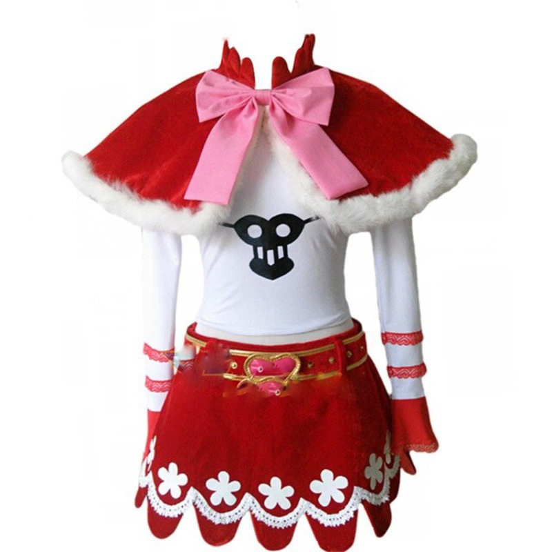 Anime One Piece Perona Princess Mononoke Cosplay Costume 6lot