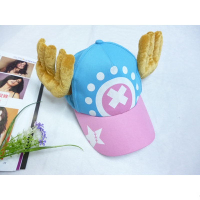 Anime One Piece Tony Chopper Hats Cosplay Costumes Antlers Buckhorn Cap Prop