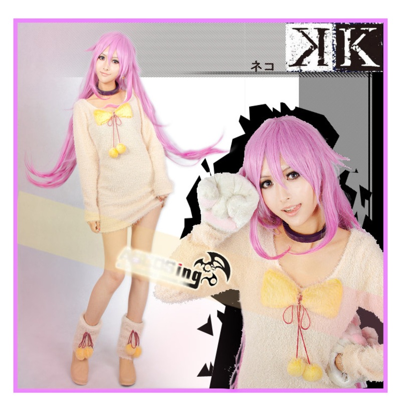 Anime Project K Neko Cat Cos Dress Cosplay Costume Halloween Meow