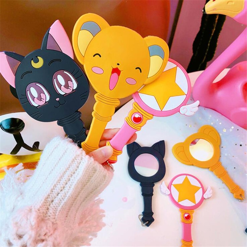 Anime Sailor Moon Sakura Mirror Luna Cosplay Costumes Pink Girl Hearts No Flowers Angel Cartoon Princess