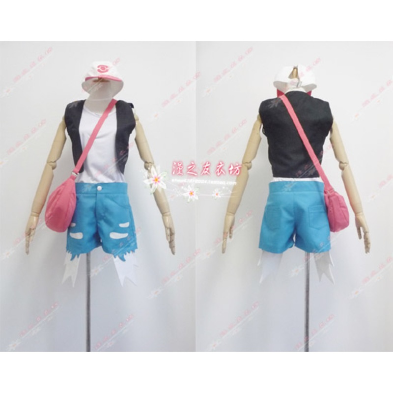 Black And White Versions Touko Cosplay Costume Set With Hat Bag