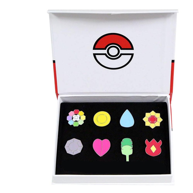 Xcoser Generation 1 Gym Badges Brooch Cosplay Costume Super Party 8 Pcsset