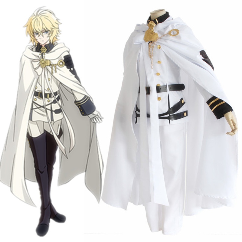 Anime Seraph The End Cosplay Costume Owari No Mikaela Hyakuya High Uniforms Full Set
