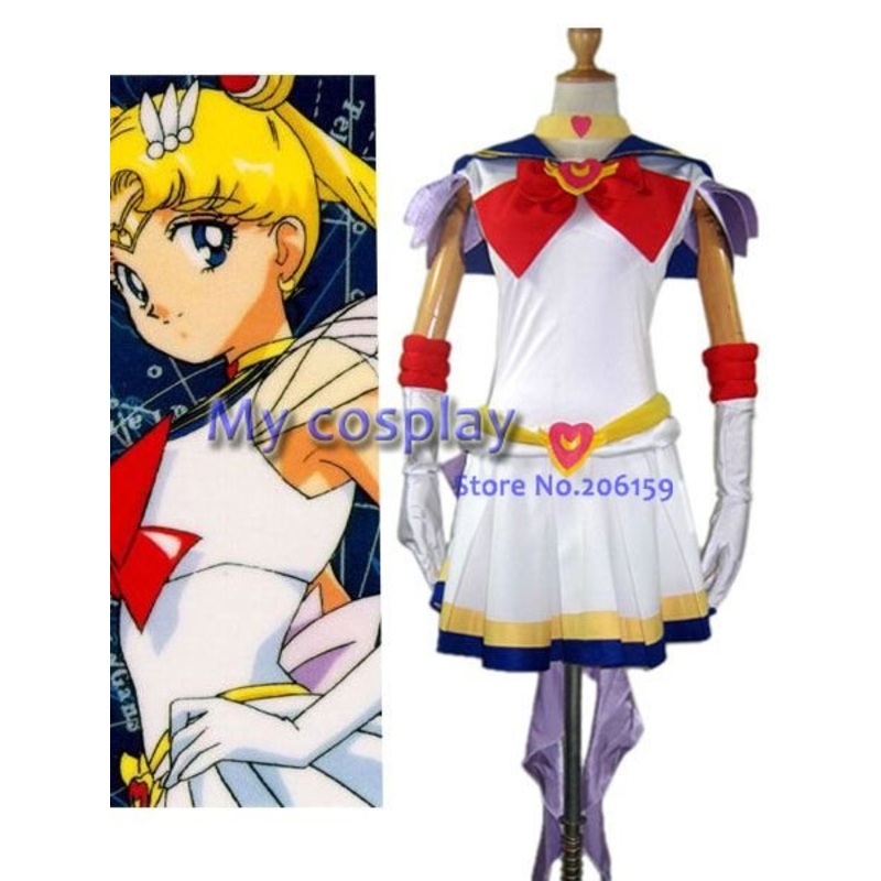 Anime Sailor Moon Cosplay  Costume Female Halloween Party