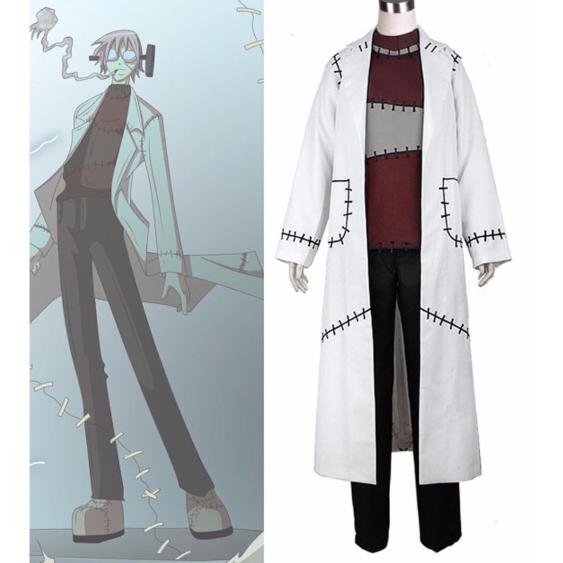 Anime Soul Eater Franken Stein Doctor Cosplay Costume