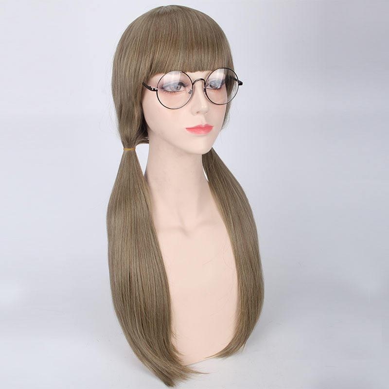 Anime Soul Eater Medusa Blair Cosplay Wig Hair Women Christmas Halloween Party Long Purple Costume Wigs Cap