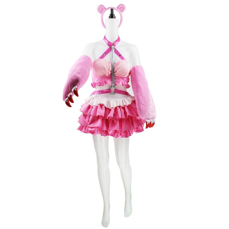 Anime Super Sonic Pink Cosplay Dress Sonico Costume