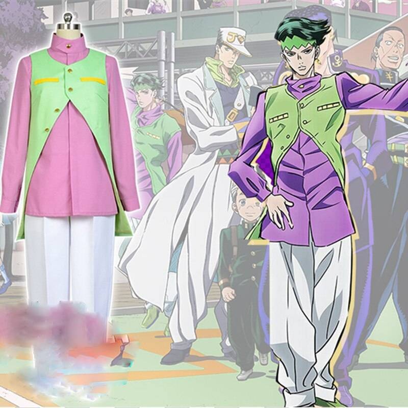Jojos Bizarre Adventure Diamond Unbreakable Rohan Kishibe Cosplay Costume Christmas Halloween Costumes Custom Made Any Size