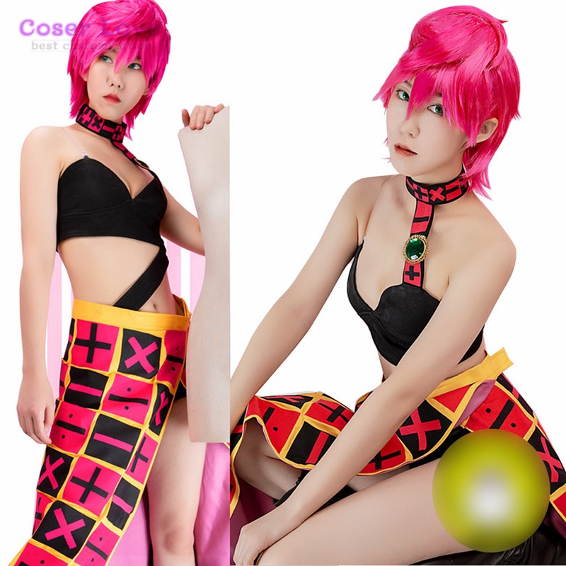 Jojos Bizarre Adventure Golden Wind Trish Una Cosplay Carnaval Costume Years Christmas