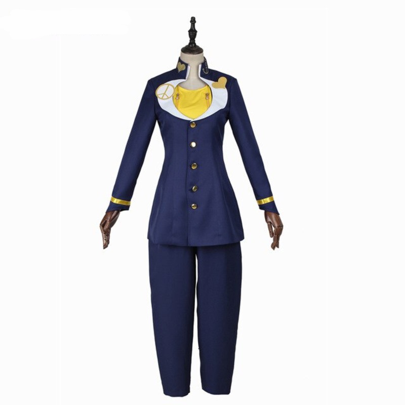 Jojos Bizarre Adventure Higashikata Josuke Cosplay Costume Halloween Christmas