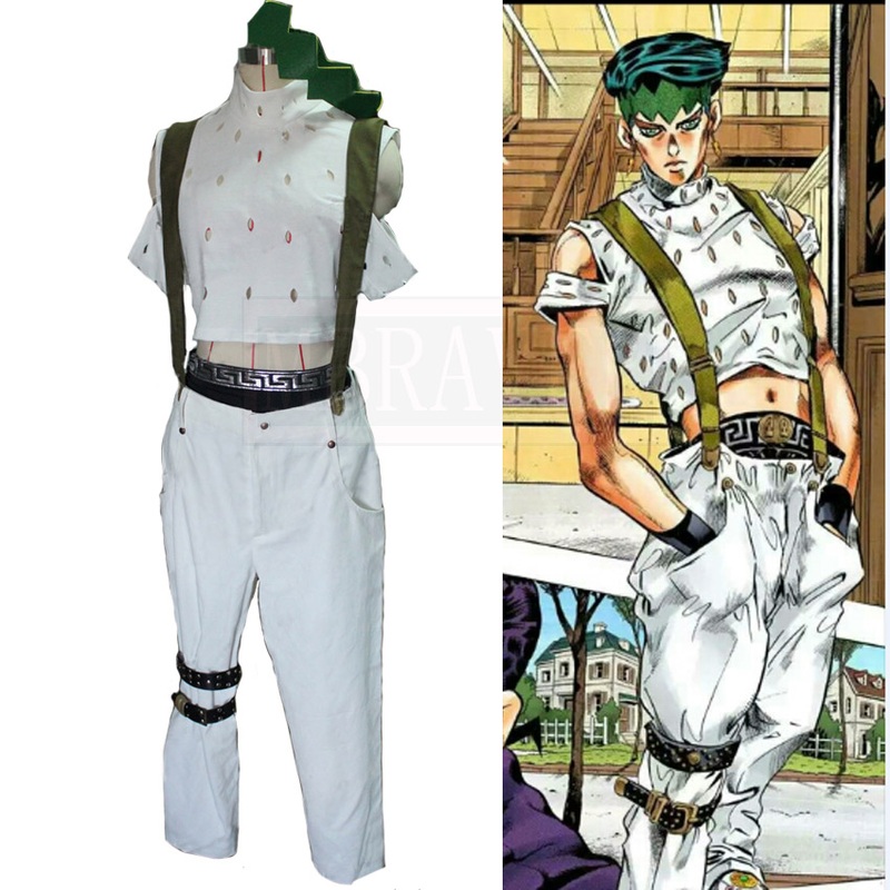 Jojos Bizarre Adventure Rohan Kishibe Cosplay Costume