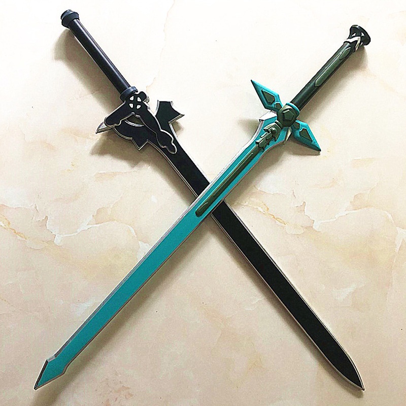 1 Sword Art Dark Repulser Kirito Kirigaya Kazuto Cosplay Prop Yuuki Asuna Black Christmas