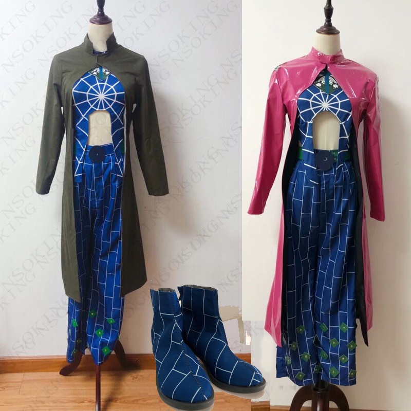 Anime Jojos Bizarre Adventure Cosplay Jolyne Cujoh Kujo Costume Custom Made