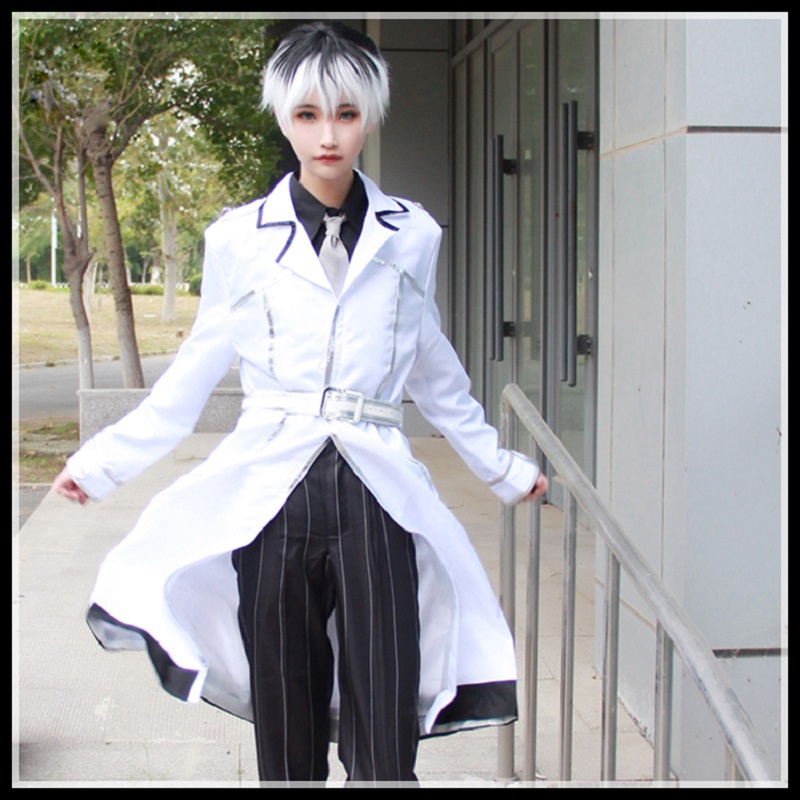 Anime Tokyo Ghoul Re Cosplay Costume Sasaki Haise Uniforms Kaneki Ken Suits Coat Shirt Tie Pants Belt