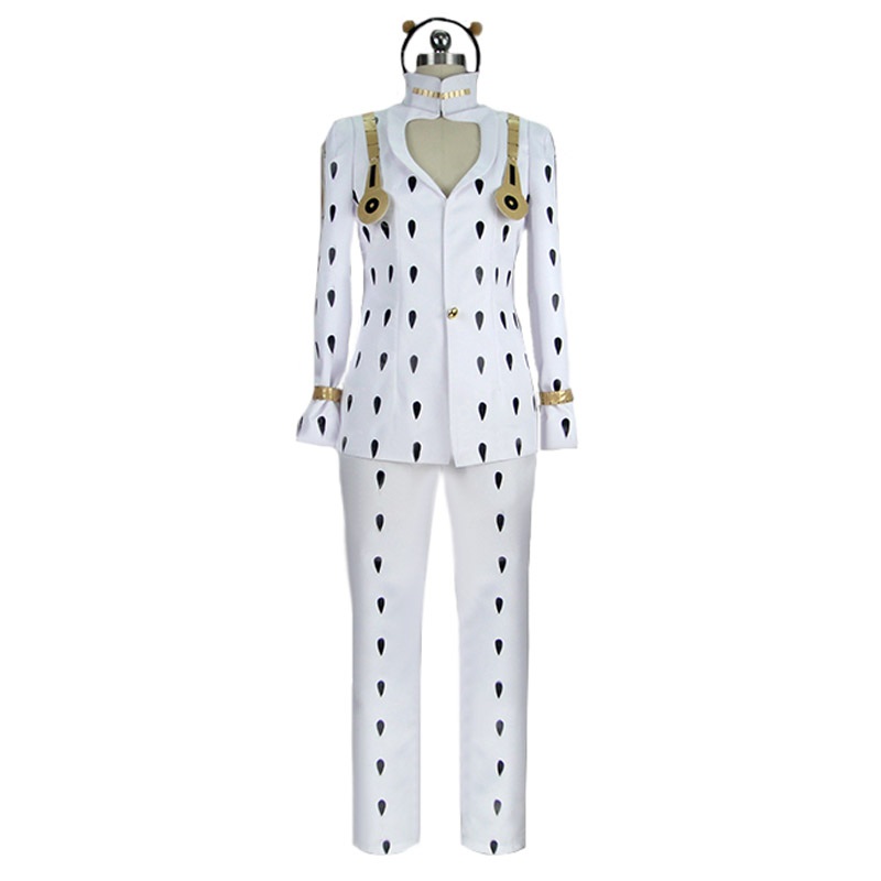 High Cospaly Jojos Bizarre Adventure Golden Wind Bruno Buccellati Cosplay Costume Bucciarati Suit Halloween