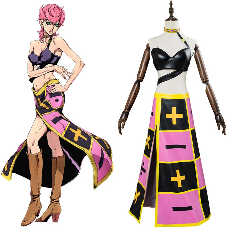 Jojos Bizarre Adventure Cosplay Trish Una Costume Any Size Custom Made