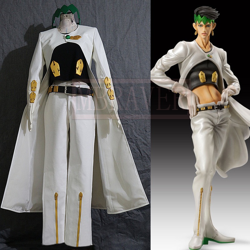 Jojos Bizarre Adventure Rohan Kishibe Cosplay Costume Christmas Halloween Custom Made Any Size