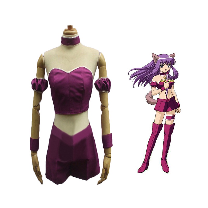 Fujiwara Zakuro Tokyo Mew Cosplay Costume Halloween Christmas Party Power Full Set